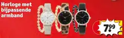 Kruidvat Horloge met Bijpassende Armband aanbieding