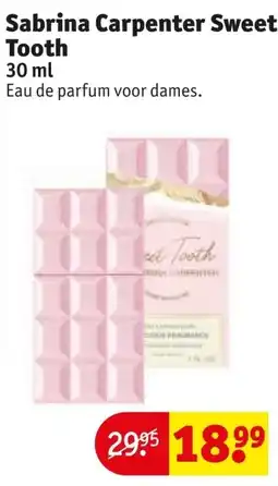 Kruidvat Sabrina Carpenter Sweet Tooth aanbieding