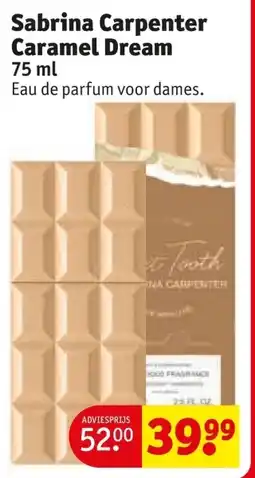 Kruidvat Sabrina Carpenter Caramel Dream aanbieding
