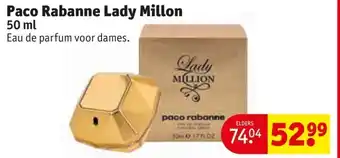Kruidvat Paco Rabanne Lady Millon aanbieding