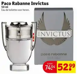 Kruidvat Paco Rabanne Invictus aanbieding