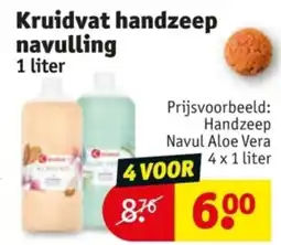 Kruidvat Kruidvat handzeep navulling aanbieding