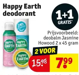 Kruidvat Happy Earth deodorant aanbieding