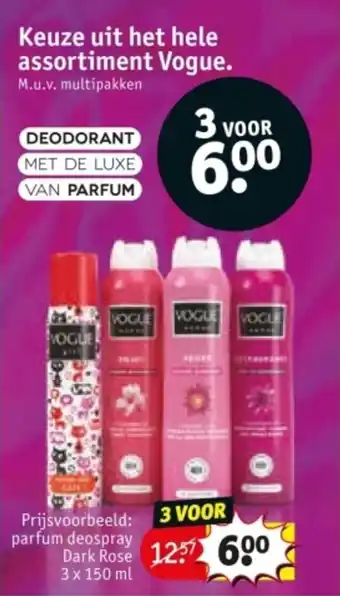 Kruidvat Keuze uit het hele assortiment Vogue. aanbieding