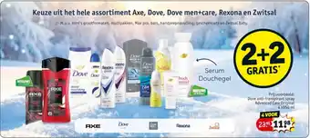 Kruidvat Keuze uit het hele assortiment Axe, Dove, Dove men+care, Rexona en Zwitsal aanbieding