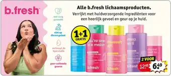 Kruidvat Alle b.fresh lichaamsproducten. aanbieding