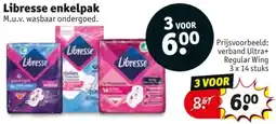 Kruidvat Libresse Enkelpak aanbieding