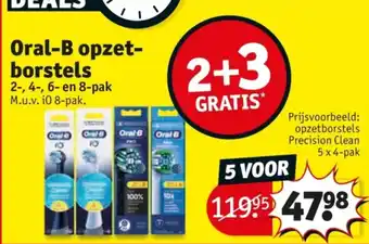 Kruidvat Oral-B Opzetborstels aanbieding