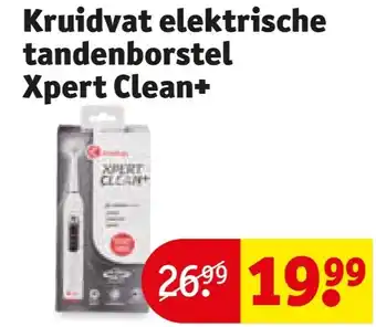Kruidvat Kruidvat elektrische tandenborstel Xpert Clean+ aanbieding