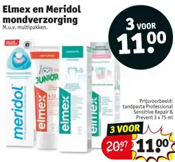 Kruidvat Elmex en Meridol mondverzorging aanbieding