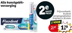 Kruidvat Alle kunstgebit verzorging aanbieding