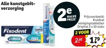 Kruidvat Alle kunstgebit verzorging aanbieding