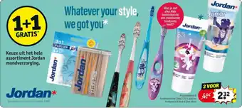 Kruidvat Keuze uit het hele assortiment Jordan mondverzorging. aanbieding
