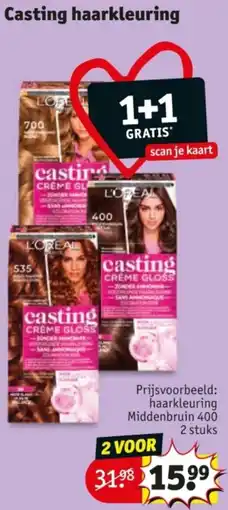 Kruidvat Casting haarkleuring aanbieding