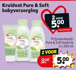 Kruidvat Kruidvat Pure & Soft babyverzorging aanbieding