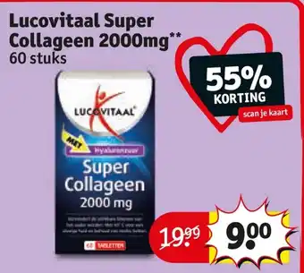 Kruidvat Lucovitaal Super Collageen 2000mg aanbieding