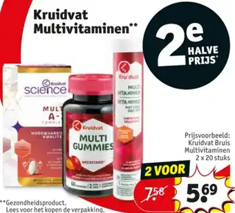 Kruidvat Kruidvat Multivitaminen aanbieding