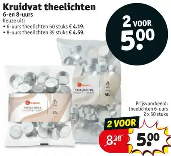 Kruidvat Kruidvat Theelichten aanbieding
