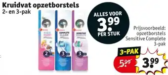 Kruidvat Kruidvat opzetborstels aanbieding
