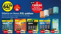 Kruidvat Gillette en Venus XXL pakken aanbieding
