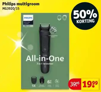 Kruidvat Philips Multigroom MG3920/15 aanbieding