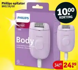Kruidvat Philips Epilator BRE238/00 aanbieding