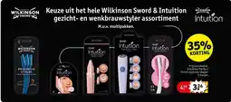 Kruidvat Keuze uit het hele Wilkinson Sword & Intuition gezicht- en wenkbrauwstyler assortiment aanbieding
