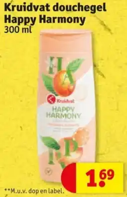 Kruidvat Kruidvat douchegel Happy Harmony aanbieding