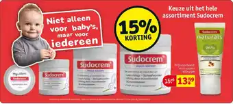 Kruidvat Keuze uit het hele assortiment Sudocrem aanbieding