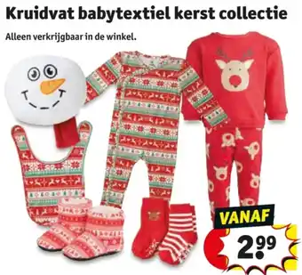 Kruidvat Kruidvat babytextiel kerst collectie aanbieding
