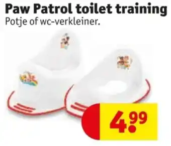 Kruidvat Paw Patrol Toilet Training aanbieding