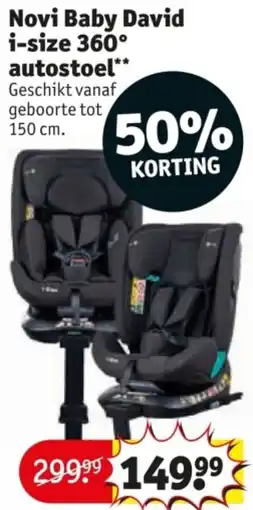Kruidvat Novi Baby David i-size 360° autostoel aanbieding
