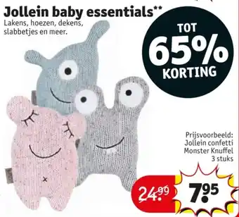 Kruidvat Jollein baby essentials aanbieding