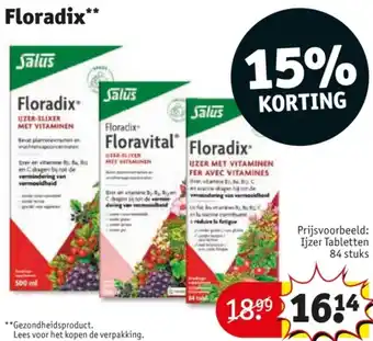 Kruidvat Floradix aanbieding