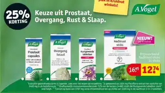 Kruidvat Keuze uit Prostaat, Overgang, Rust & Slaap. aanbieding