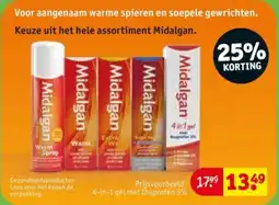 Kruidvat Keuze uit het hele assortiment Midalgan. aanbieding