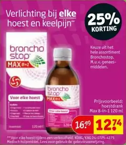 Kruidvat Keuze uit het hele assortiment Bronchostop. aanbieding