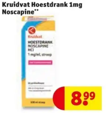 Kruidvat Kruidvat Hoestdrank 1mg Noscapine aanbieding