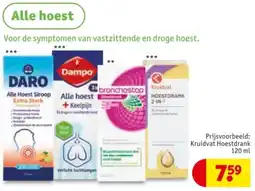 Kruidvat Kruidvat Hoestdrank aanbieding