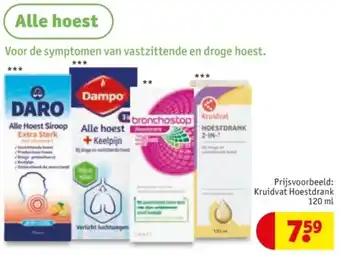 Kruidvat Kruidvat Hoestdrank aanbieding