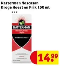 Kruidvat Natterman Noscasan Droge Hoest en Prik aanbieding