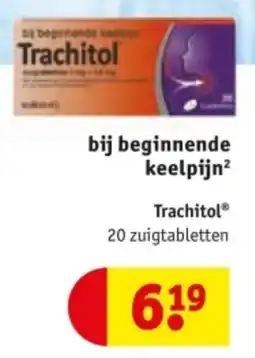 Kruidvat Trachitol 20 zuigtabletten aanbieding