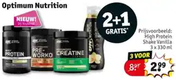 Kruidvat Optimum Nutrition aanbieding