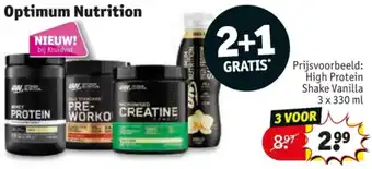 Kruidvat Optimum Nutrition aanbieding