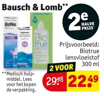 Kruidvat Bausch & Lomb aanbieding