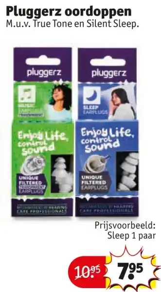 Kruidvat Pluggerz oordoppen aanbieding