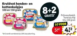 Kruidvat Kruidvat honden en kattenkuipjes aanbieding