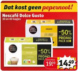 Kruidvat Nescafé Dolce Gusto aanbieding