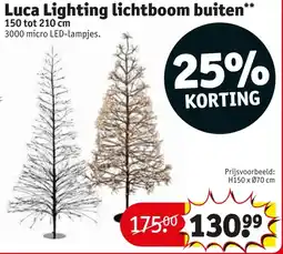 Kruidvat Luca Lighting lichtboom buiten aanbieding