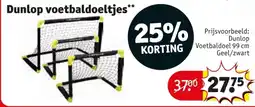 Kruidvat Dunlop voetbaldoeltjes aanbieding